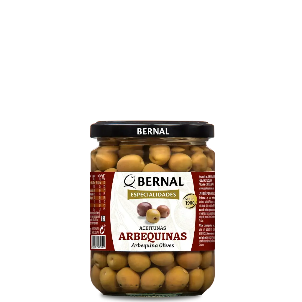 Arbequinas Olives, Bernal Original, 445ml 