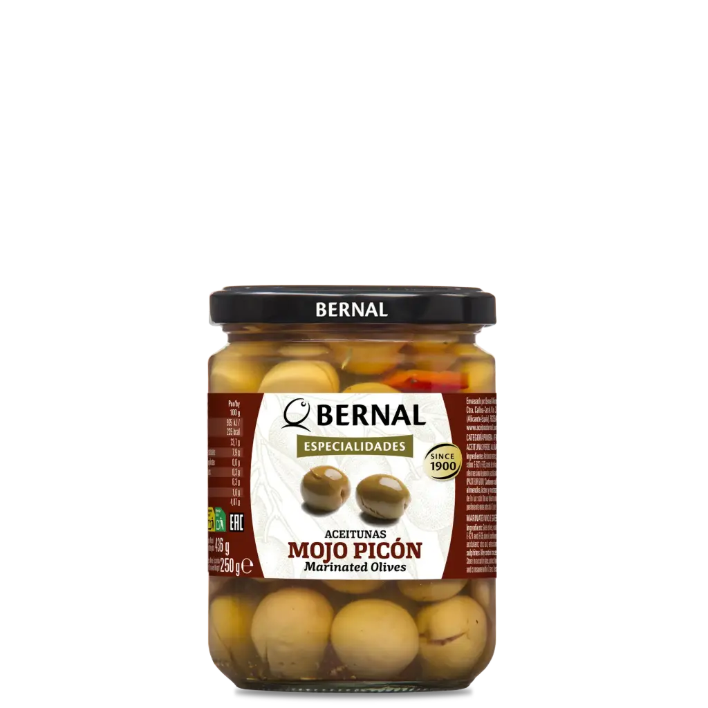 Aceitunas Mojo Picón, Bernal Original, 445ml
