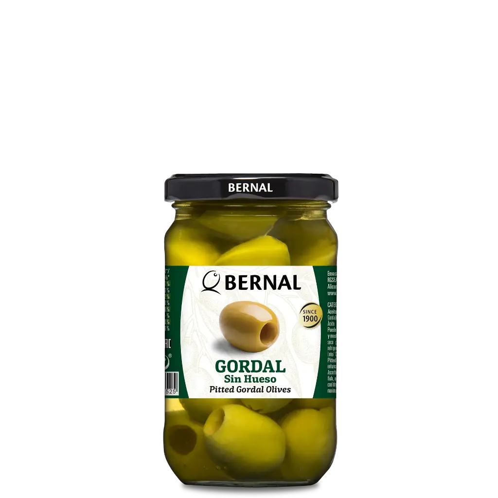 Aceitunas Gordal sin Hueso, Bernal Original, 314ml