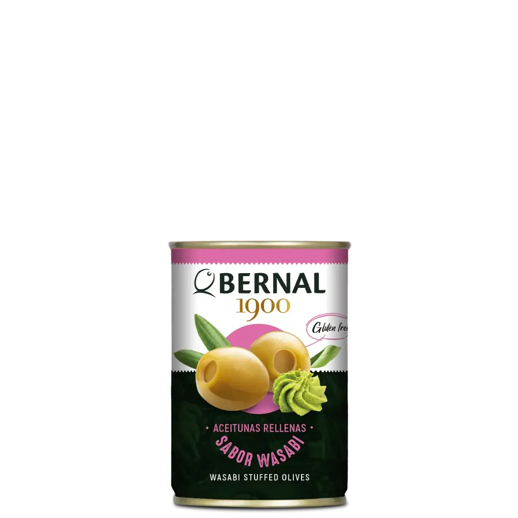 Wasabi Stuffed Olives, Bernal Original, 300ml