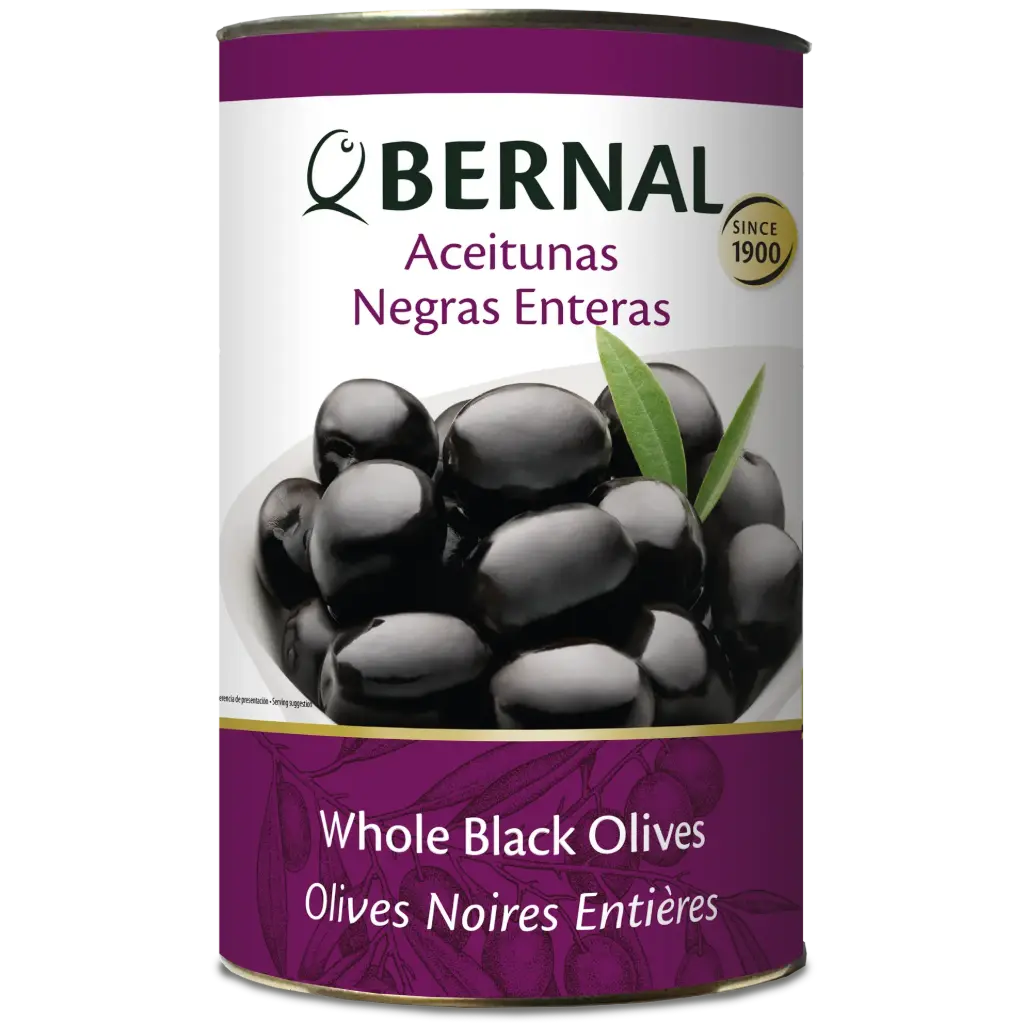 Black Olives 160/200, Bernal Professional, 4250ml