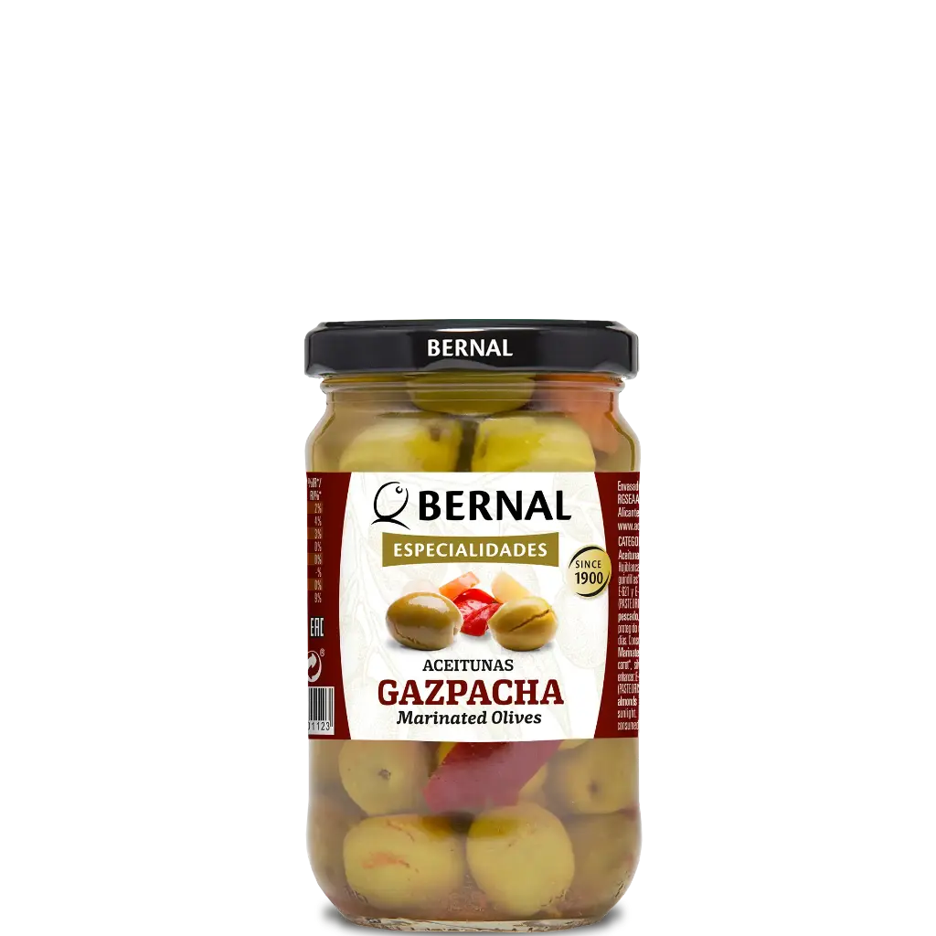 Aceitunas Gazpacha, Bernal Original, 314ml