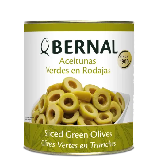 [B001-R] Aceitunas Verdes en Rodajas, Bernal Professional, 3100ml