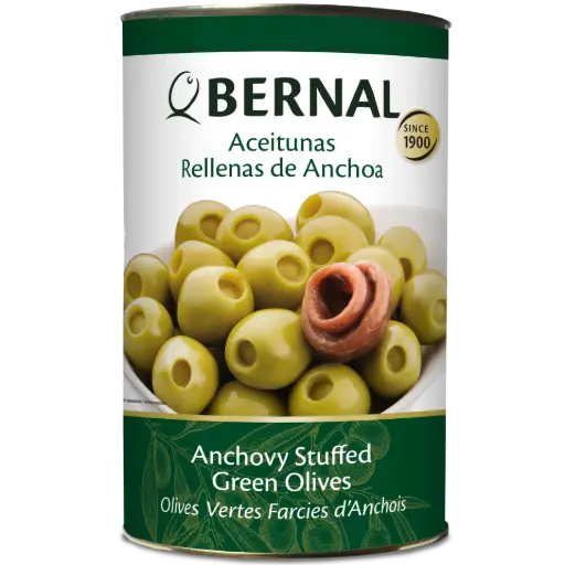 [B016-5] Anchovy Stuffed Olives, Bernal Professional, 4250ml