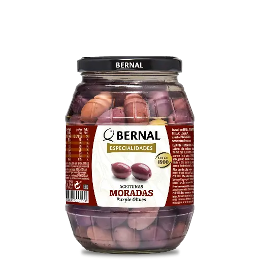 [AC008-6] Aceitunas Moradas, Bernal Original, 997ml