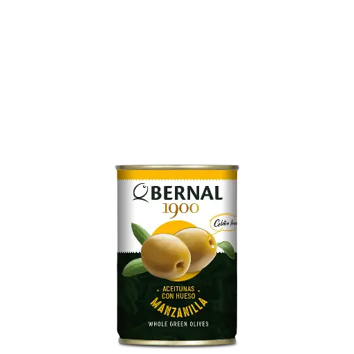 [B001-P] Whole Manzanilla Olives, Bernal Original, 300ml