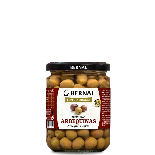 [AC024-3] Arbequinas Olives, Bernal Original, 445ml 