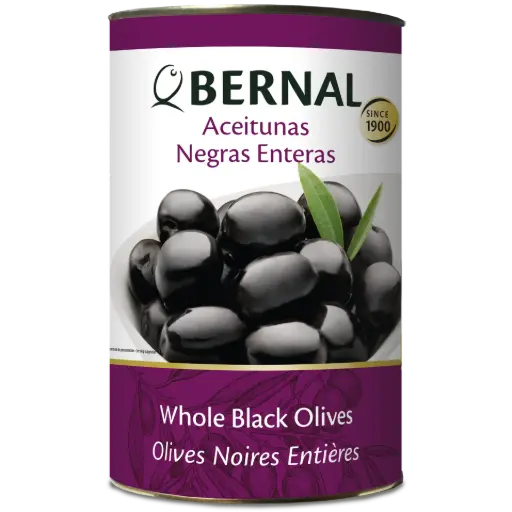 [B002-3] Aceitunas Negras con Hueso 160/200, Bernal Professional, 4250ml