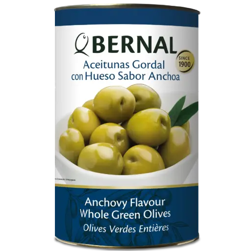 [B012-5] Aceitunas Gordal con Hueso, Bernal Professional, 8365ml