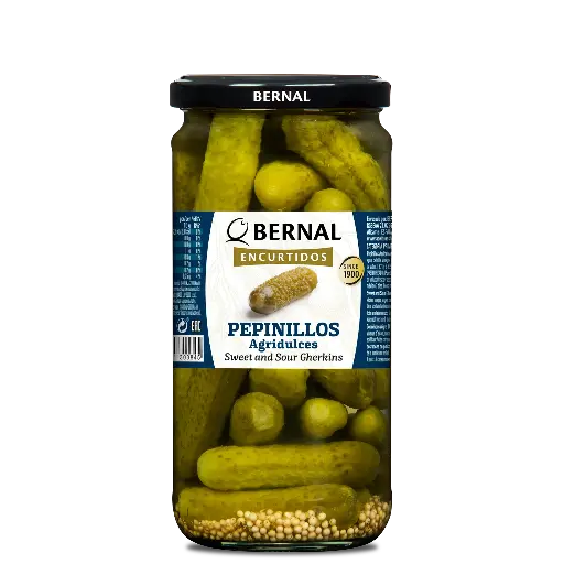 [EC004-4] Pepinillos Agridulces, Bernal Original, 720ml