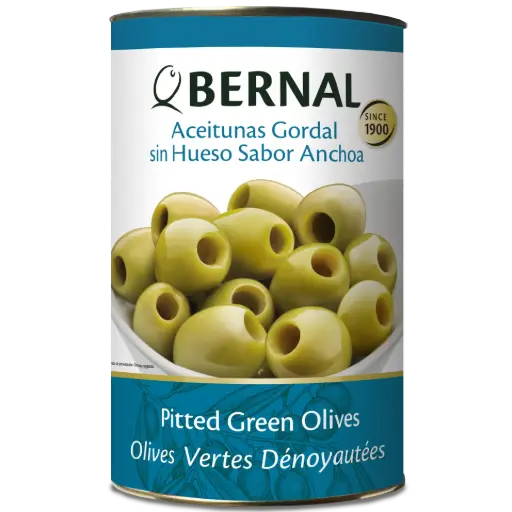 [B013-3] Pitted Gordal Olives, Bernal Professional, 4250ml 